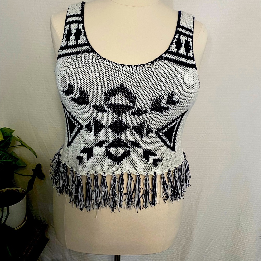 Boho-Chic Fringe Top